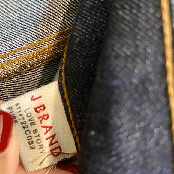 J BRAND DARK BLUE JEANS WITH FLARED BOTTOMS - Picture 6 of 6